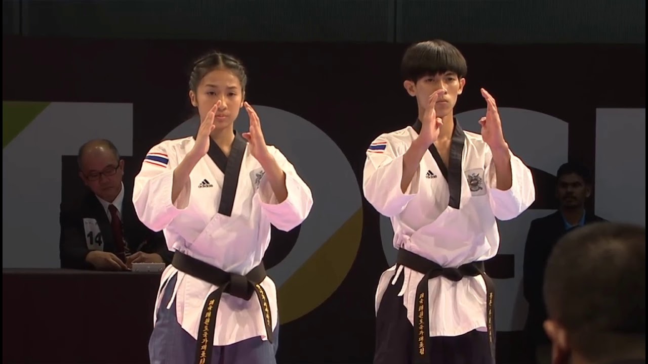 2017 SEA GAMES Taekwondo Poomsae Highlight: MIX PAIR Gold Medalist - THAILAND