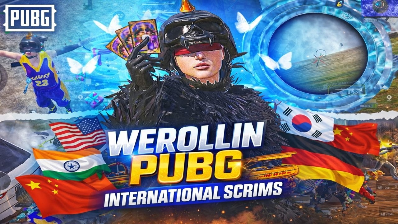 WEROLLIN x JOKEROP 🔥 International Scrims | PUBG Mobile | IPHONE 15 PRO