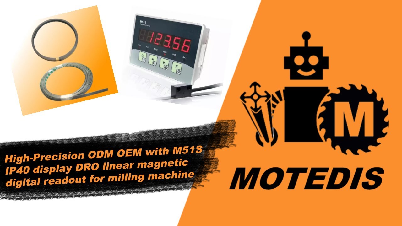 High-precision ODM OEM with M51S IP40 LCD display DRO linear magnetic digital 🤖  MOTEDIS