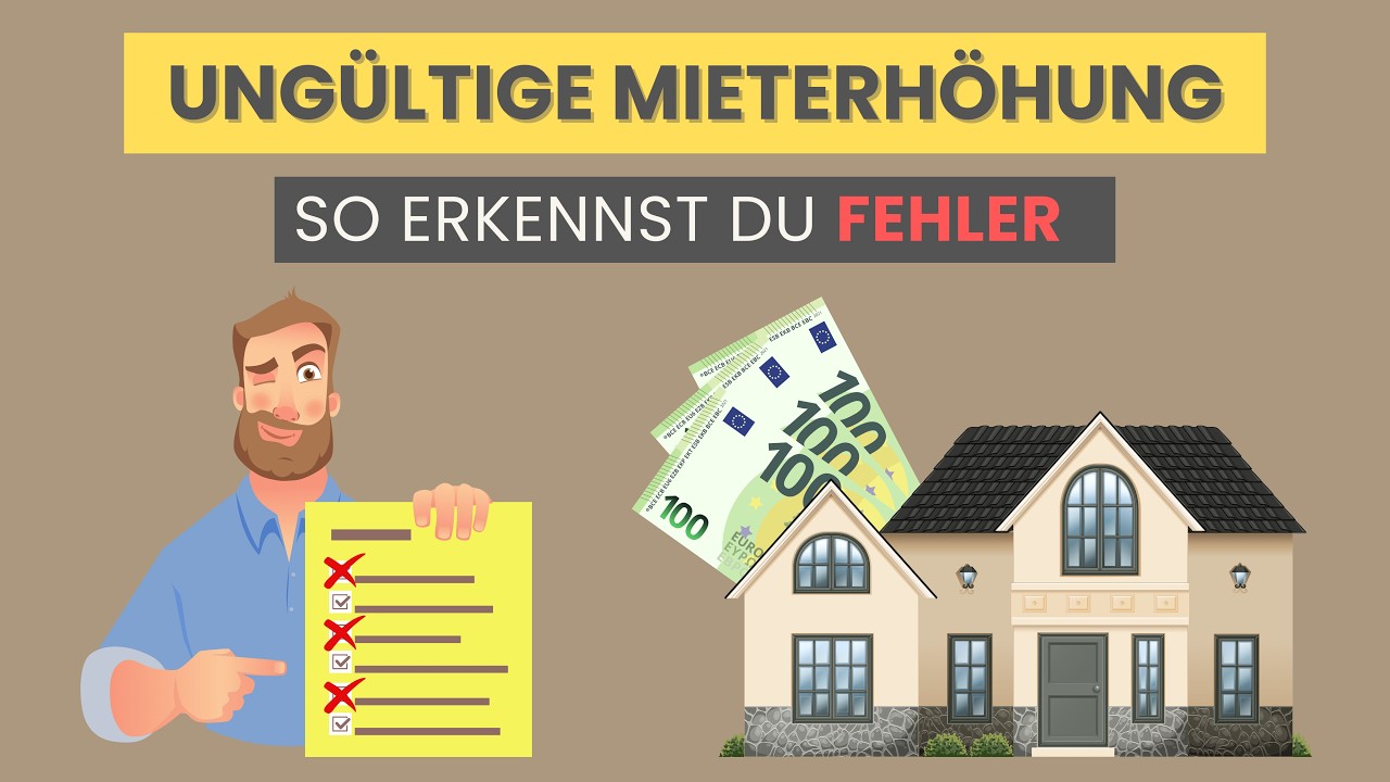 Ungültige Mieterhöhung - häufigste Gründe einfach erklärt!