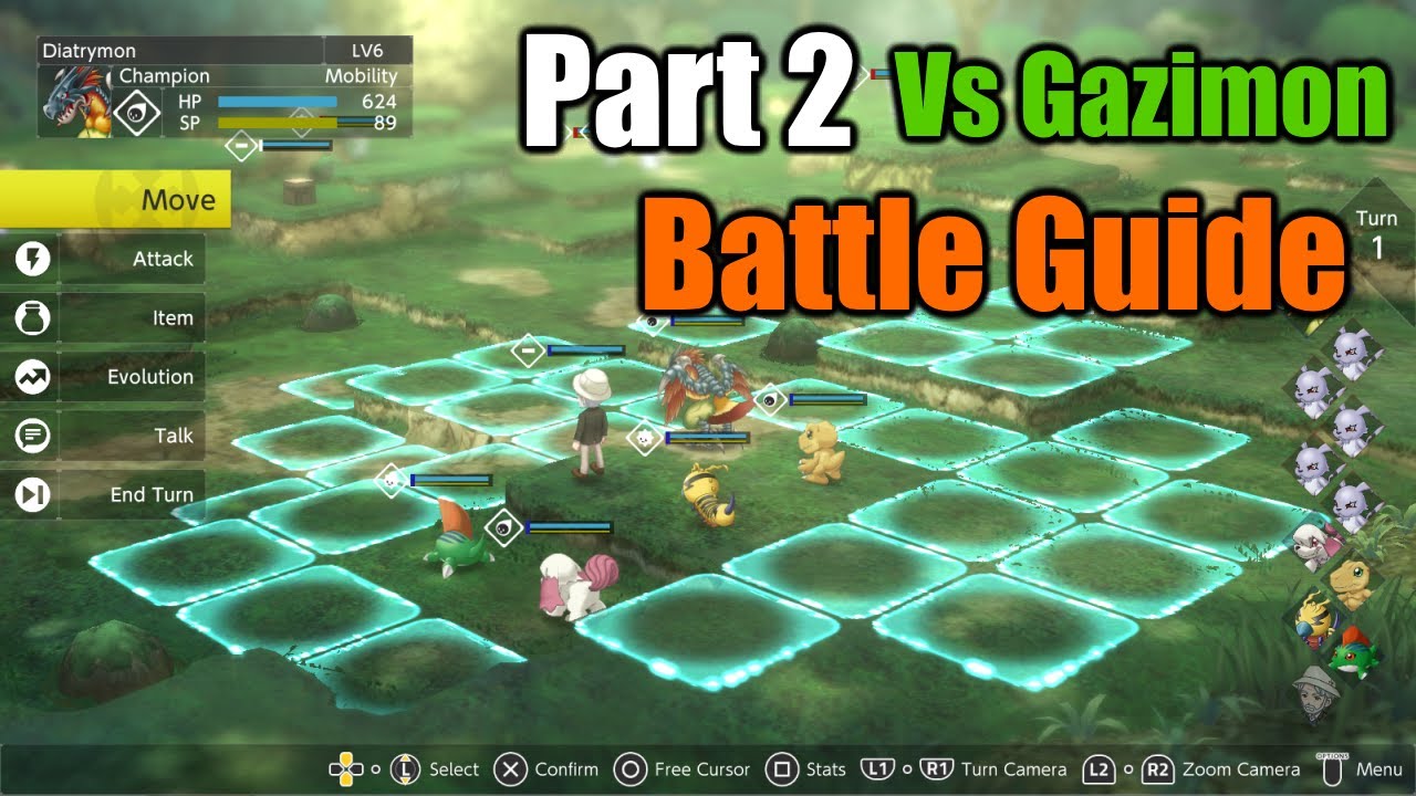 How to beat Part 2 [Digimon Survive Guide] Vs Gazimon