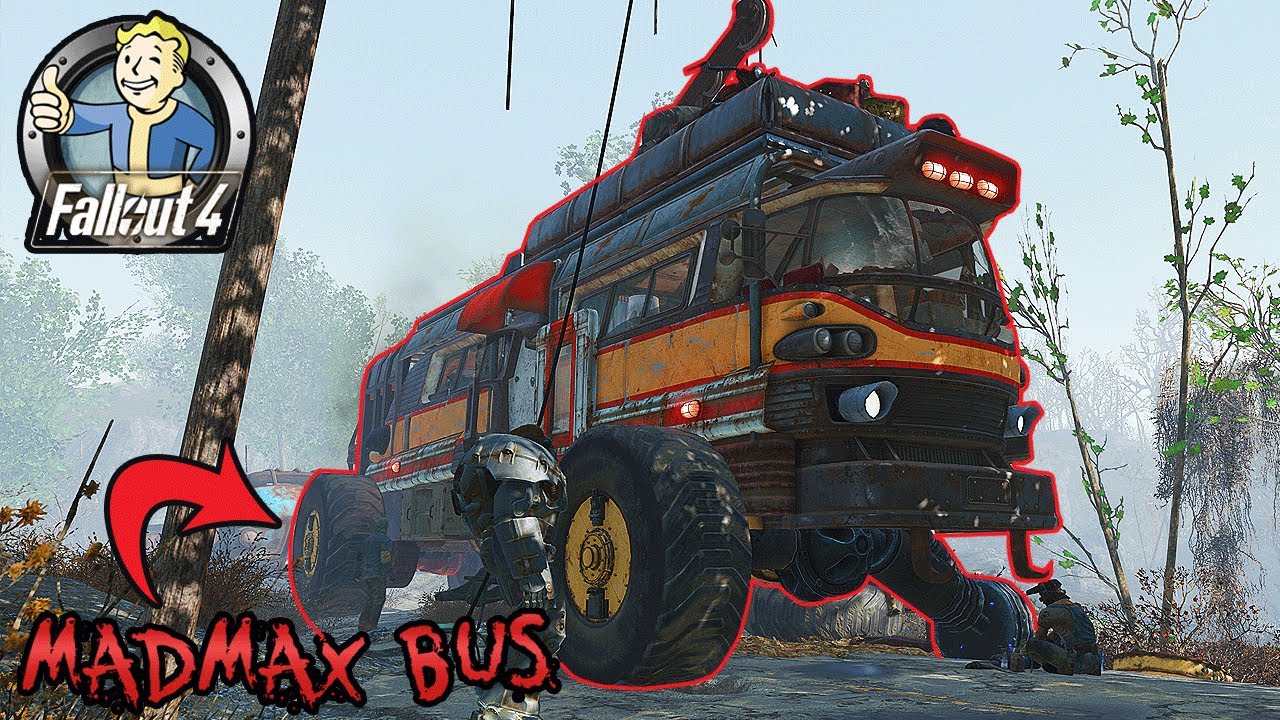 FALLOUT 4: АВТОБУСНАЯ СТАНЦИЯ БЕЗУМНОГО МАКСА #fallout4 #2024