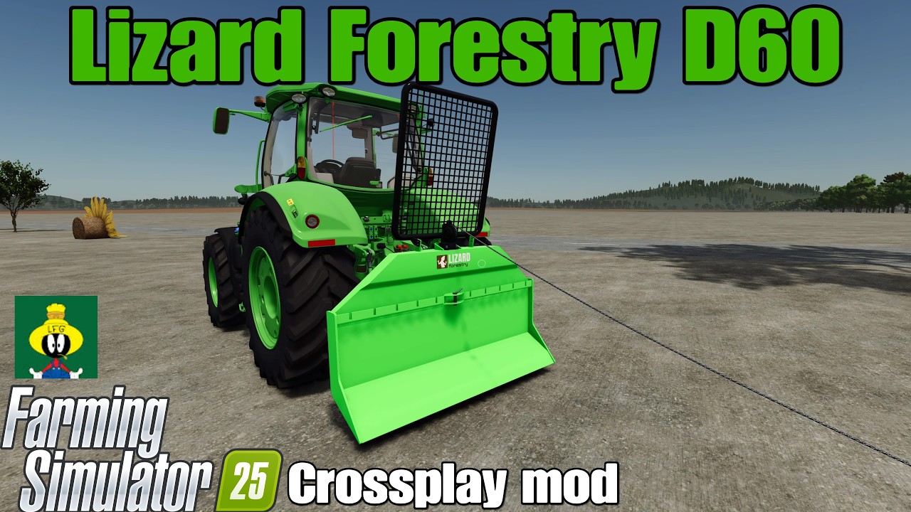 Мод для кроссплатформенной игры Lizard Forestry D60 / FS25