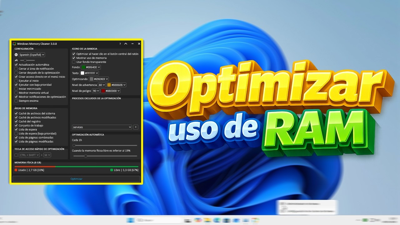 Cómo reducir el uso de RAM en Windows 11