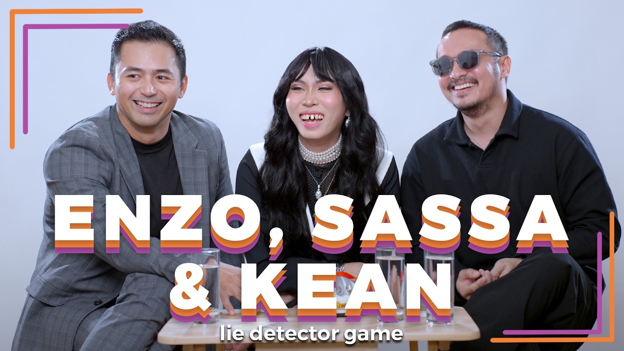 Sassa Gurl, Kean Cipriano, and Enzo Pineda Play a Lie Detector Game | Rec•Create