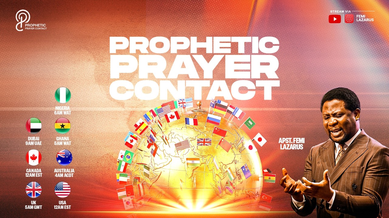 PROPHETIC PRAYER CONTACT || 20TH MARCH 2026