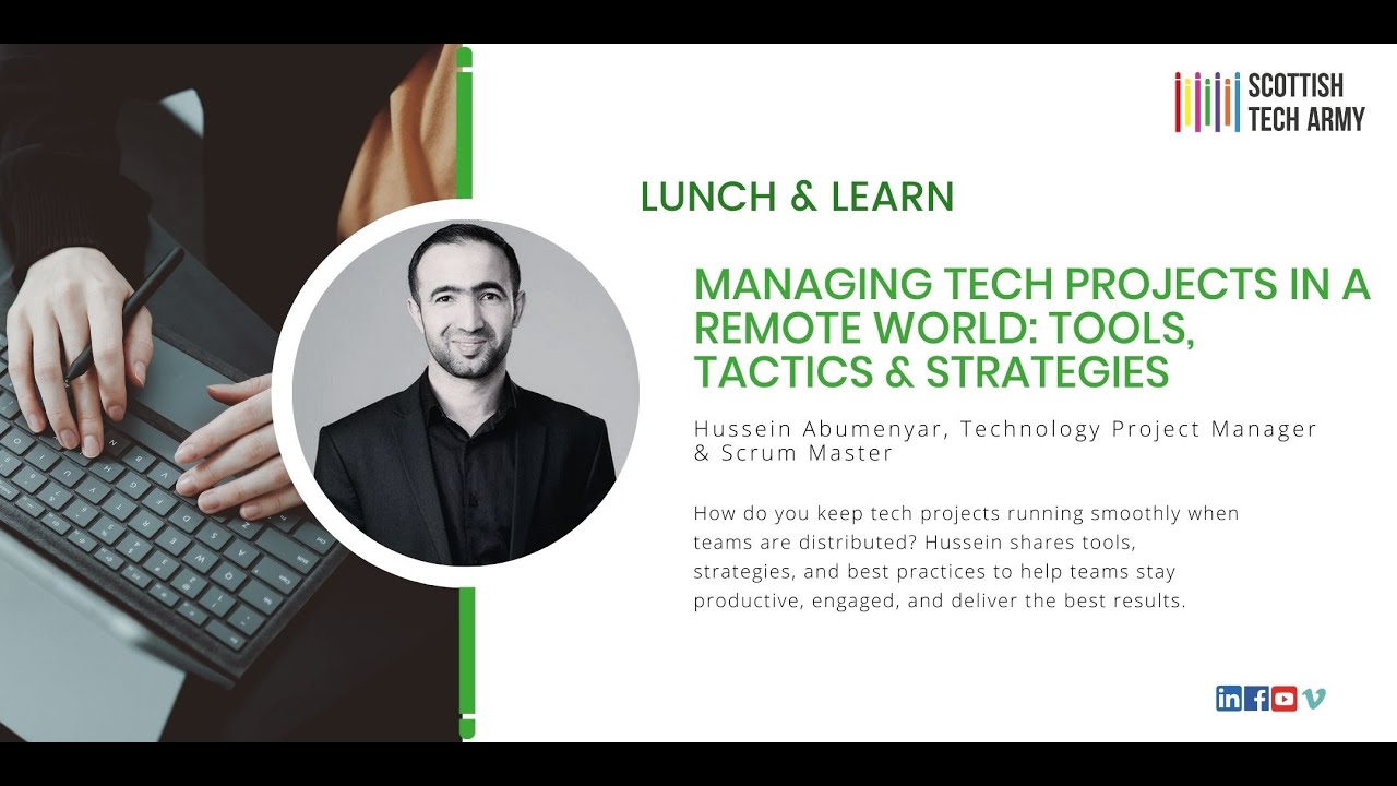 Managing Tech Projects in a remote world: Tools, Tactics & Strategies