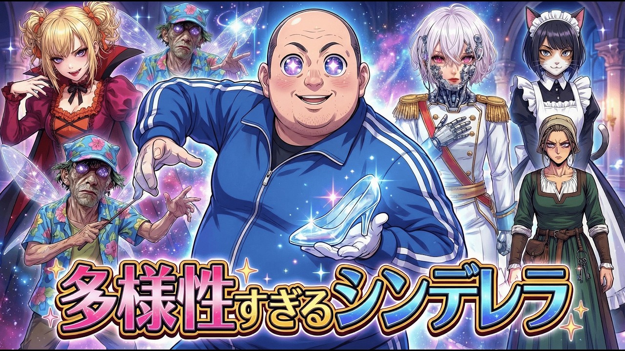 【カオス】多様性に配慮しすぎたシンデレラ【AIアニメ】