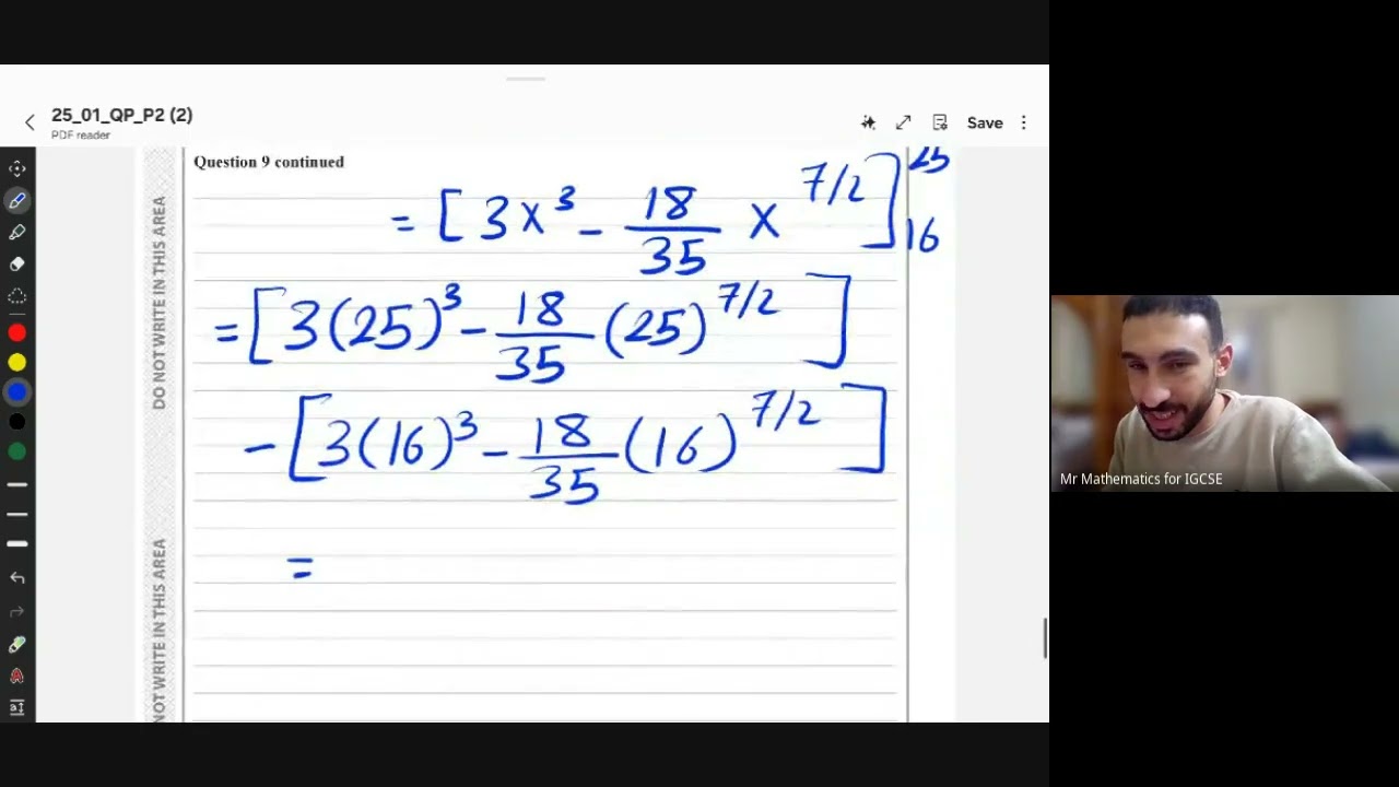 JAN 2025 P2 MATH IAL #edexcel #maths #mathematics  PART2