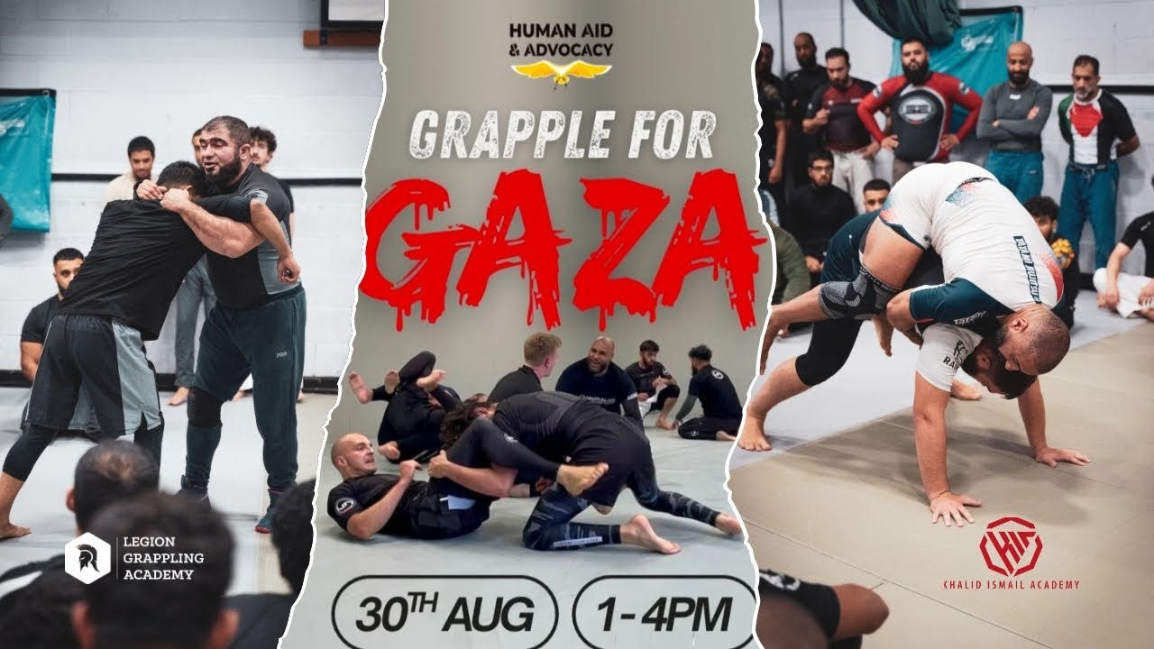 Grapple For Gaza - Wrestling & Jiu Jitsu Nogi Seminar - Part 1