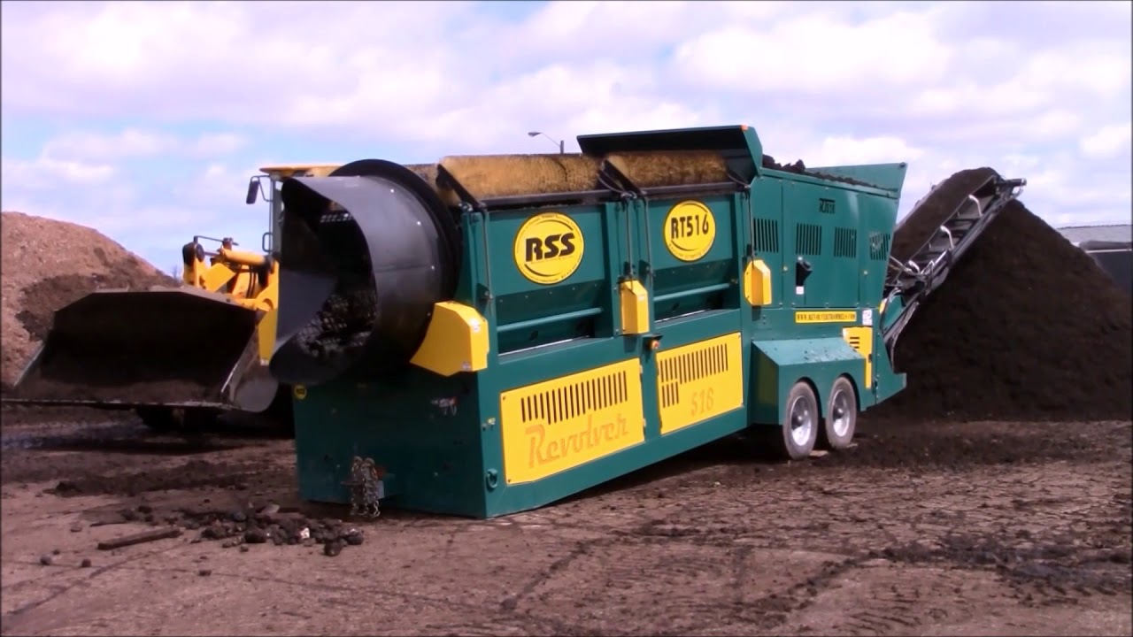 Revolver RT516 portable trommel screening plant - Prototype