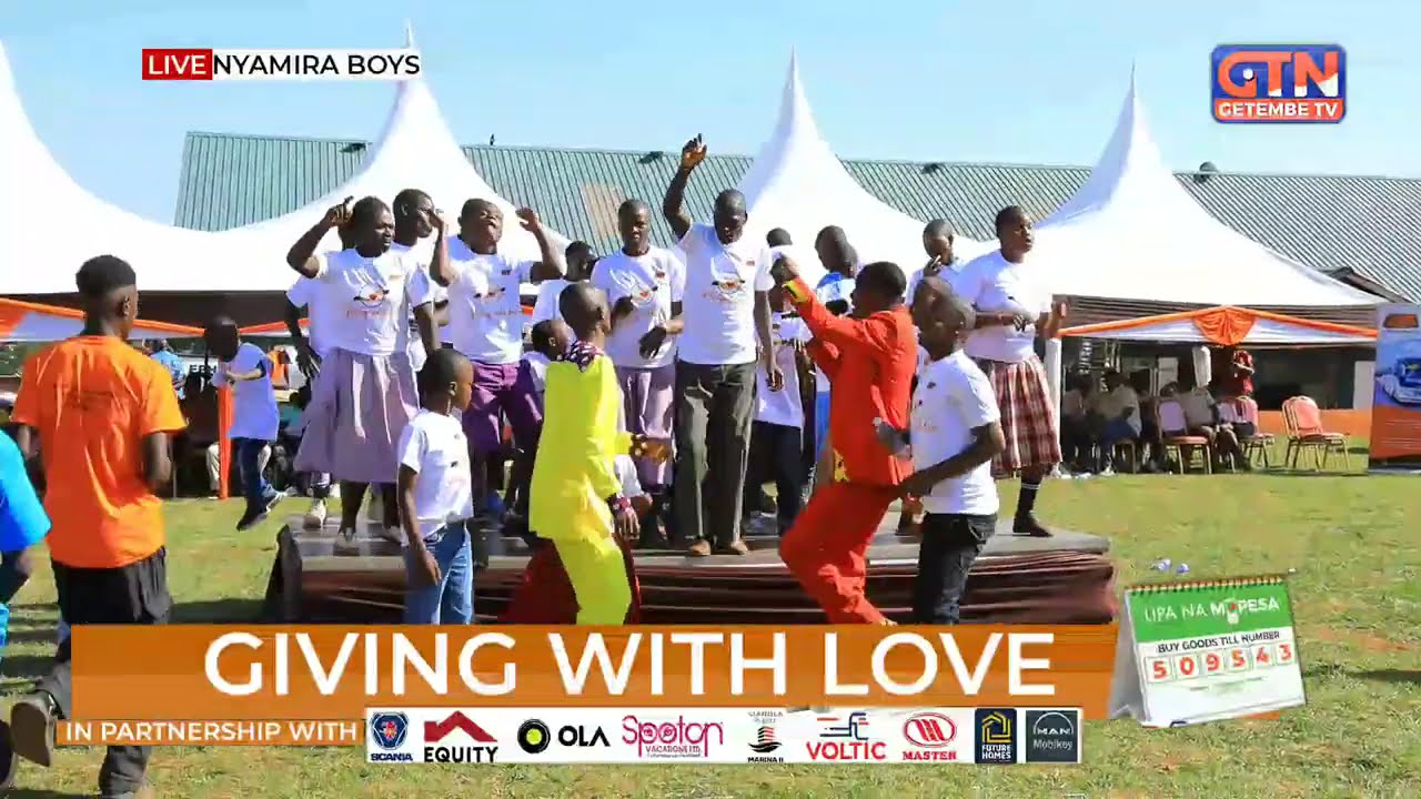 GIVING WITH LOVE LIVE NYAMIRA BOYS HIGH SCHOOL