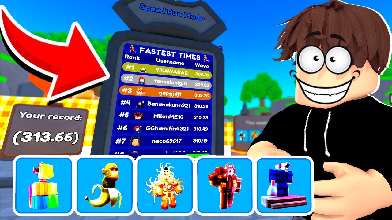 ⚡⚡⚡КАК ПРОЙТИ ЭТОТ SPEEDRUN MODE? СПИДРАН В ТУАЛЕТ ТАВЕР ДЕФЕНС! Toilet Tower Defense