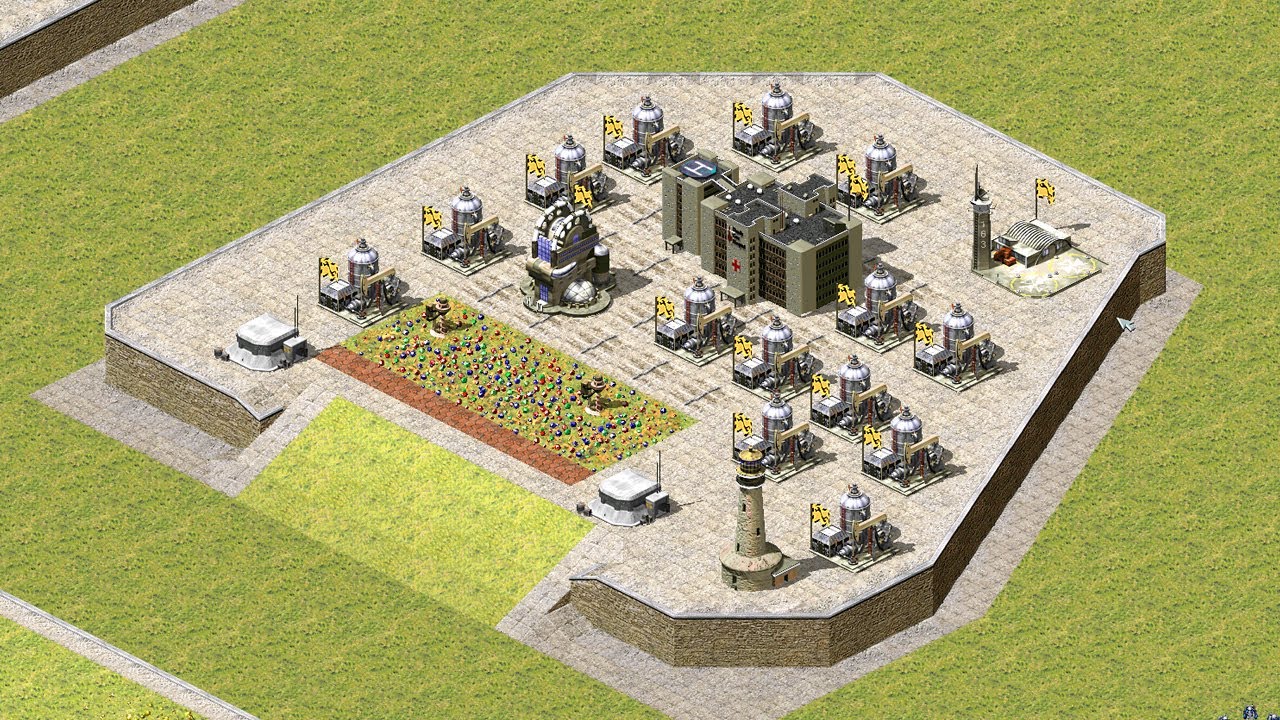 Red Alert 2 | Yuri's Revenge | 7 vs 1 | Extra hard AI | Random | Soviet | Libya