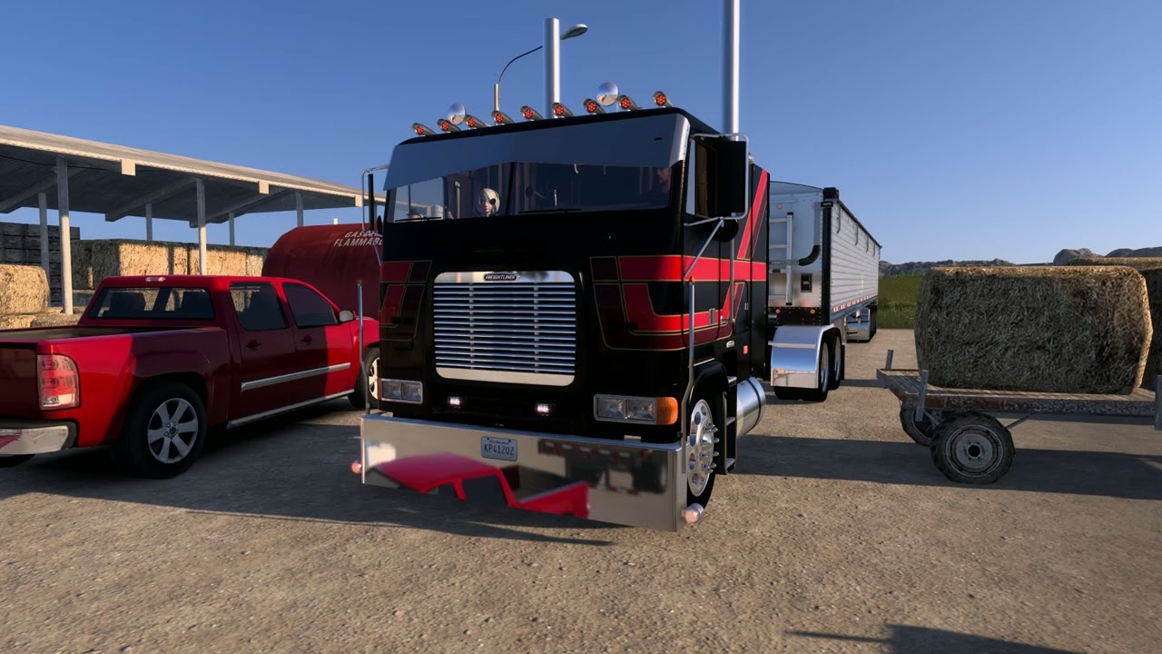 American Truck Simulator - Freightliner FLB Harven and Zeemods CAT C-16 Engine 8'' ( G5 )