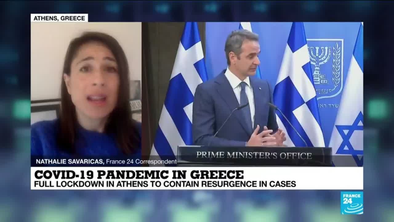 Greece PM orders full lockdown in Athens after surge in Covid-19 cases