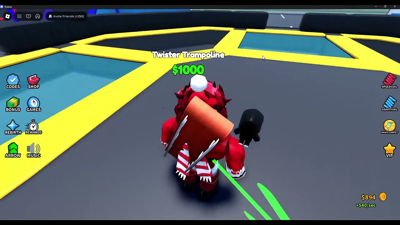 Can you get to $100/s in 30 minutes on Trampoline Tycoon?