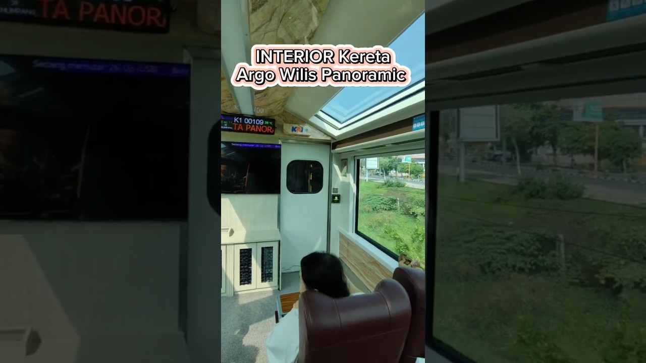 INTERIOR KERETA PANORAMA ARGO WILIS PANORAMIC  SURABAYA - BANDUNG (Jogja) 😱