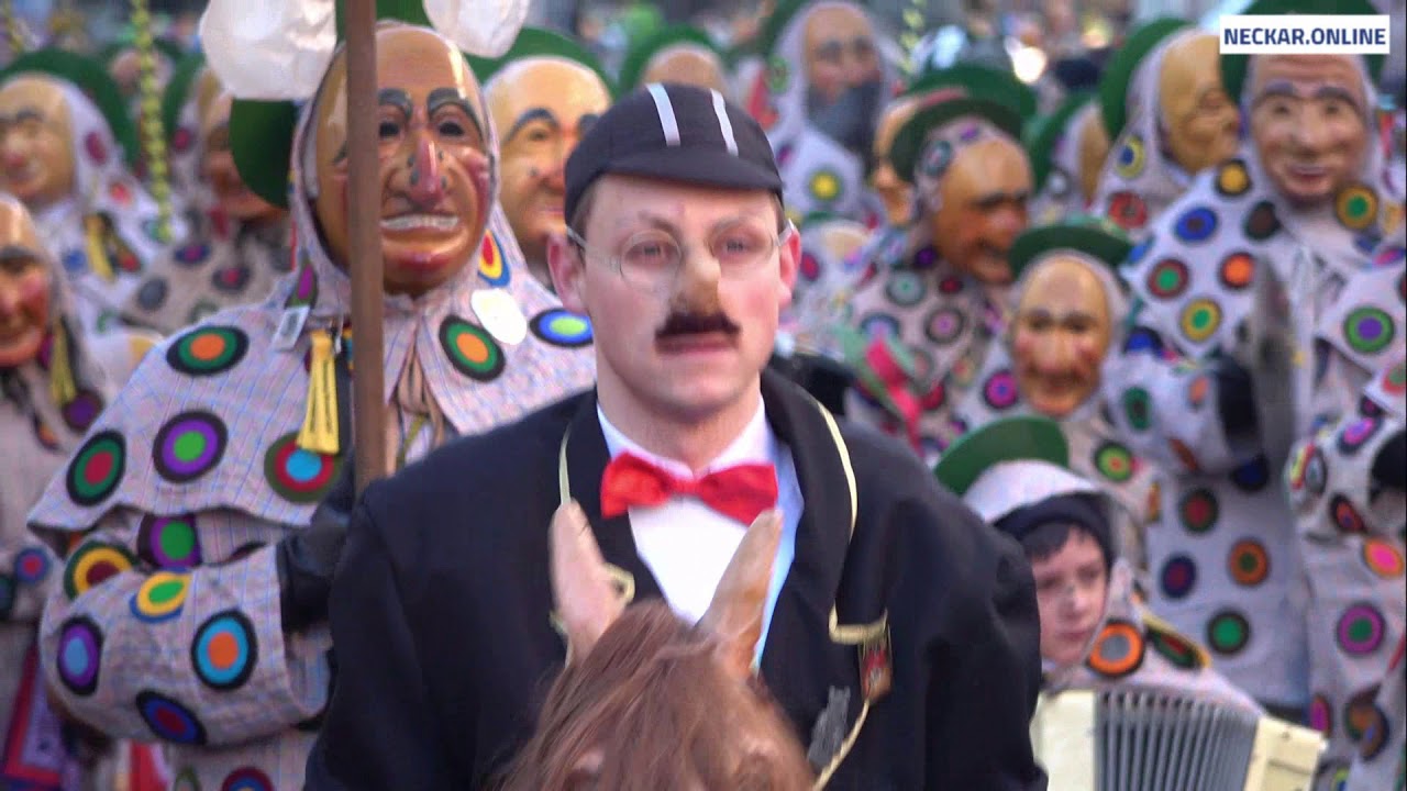 Historischer Narrensprung 2018 in Oberndorf am Neckar am 13. Februar
