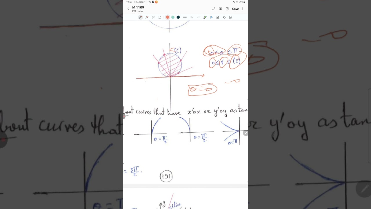 M1109 Double  integral (part 11)(Examples polar )
