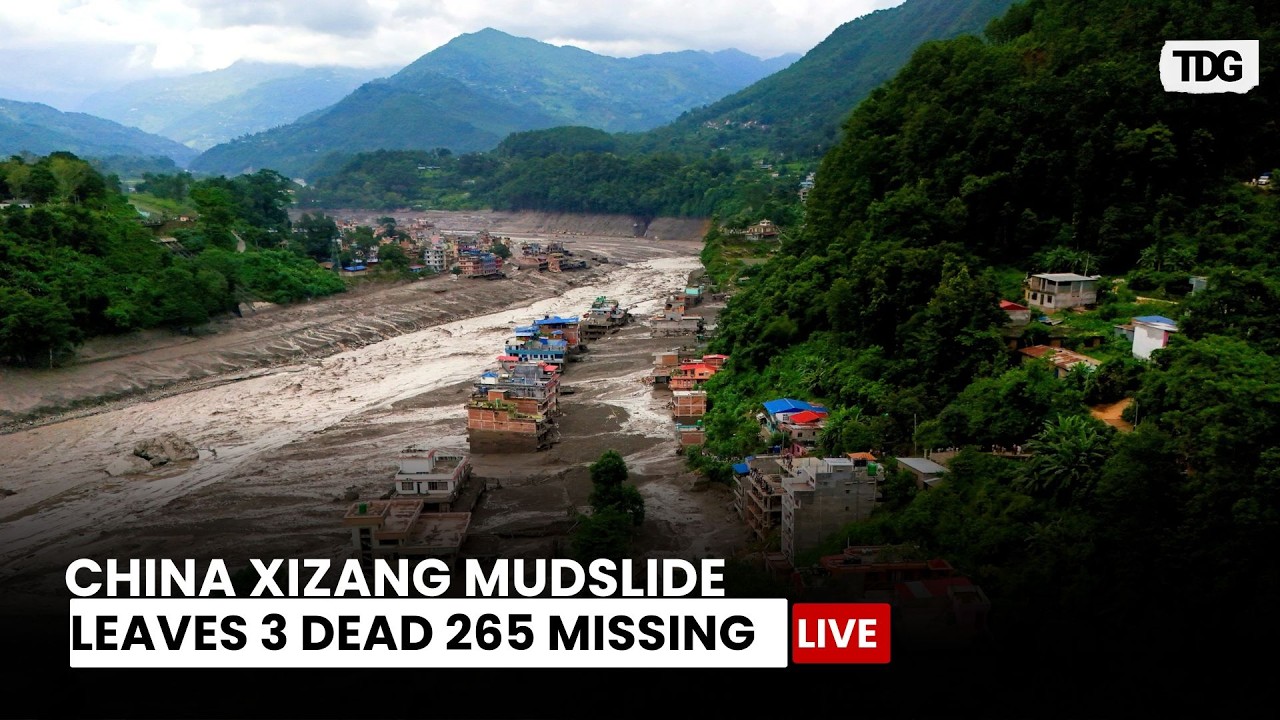 LIVE | China Xizang Mudslide: 3 Dead, 265 Missing At Border Port | WATCH LIVE