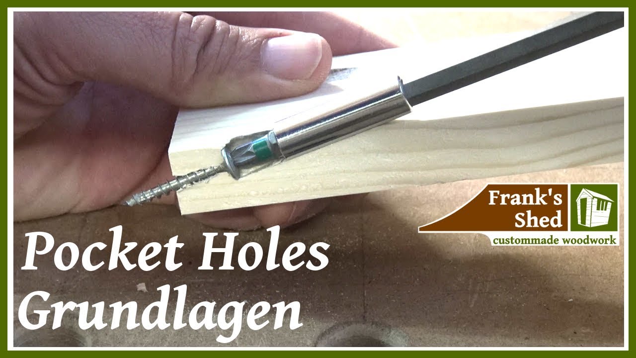 Pocket Holes mit dem Kreg Jig | Tutorial für Anfänger | Deutsch | 🔥 Franks Shed 🔥