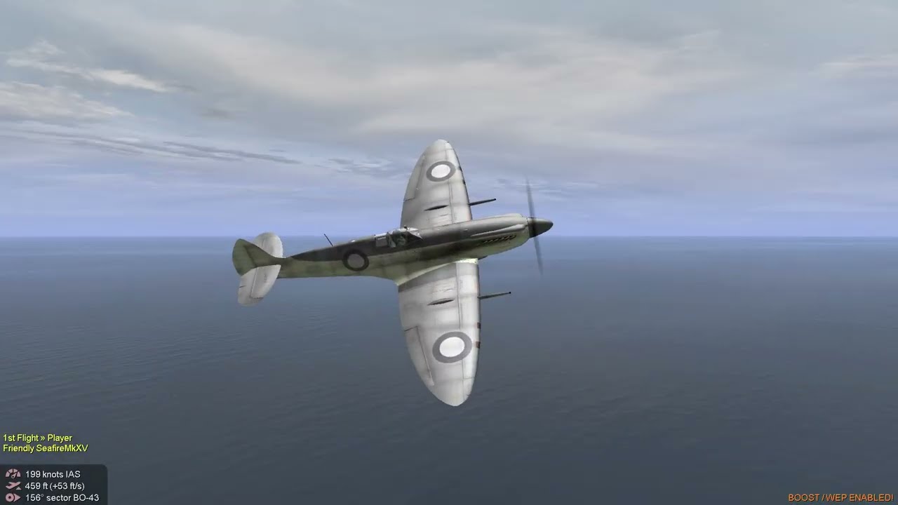 IL2 1946 (2001) - Changed to the Seafire Mk.XV - game changer