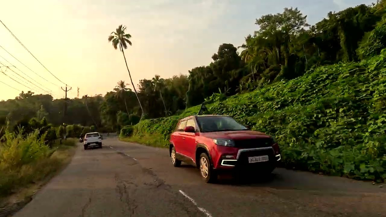Scenic Drive 🔥 Pala - Marangattupilly - Vaikom Road 🔥 Kottayam, Kerala, India 🔥 60 FPS