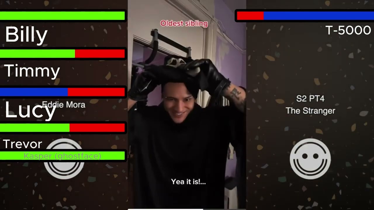 The stranger season 2 By  @eddiemora9300    But with healthbars all 1-10 parts