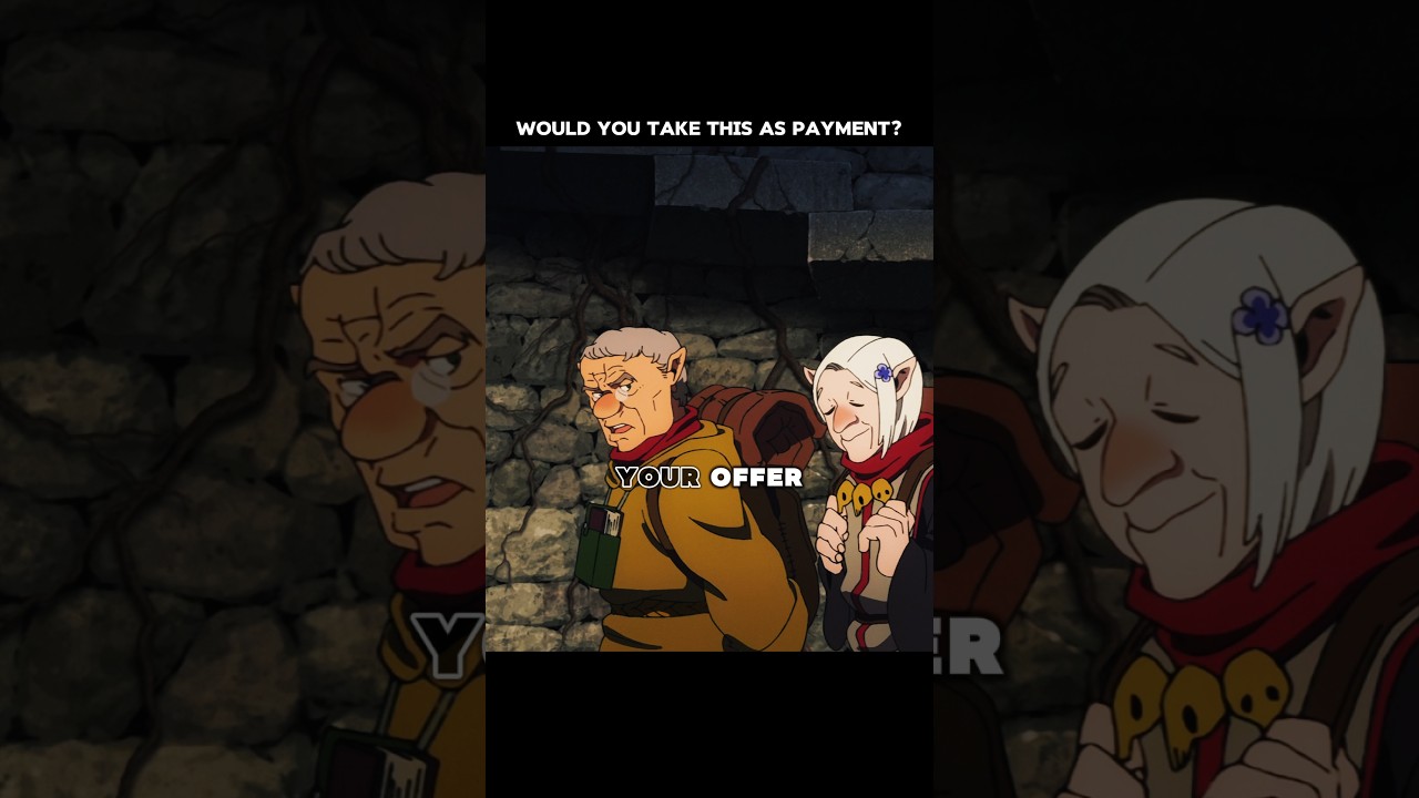 HE LOOKED SO OFFENDED 😂 | #dungeonmeshi #deliciousindungeon #anime #story #amv #marcille #laios