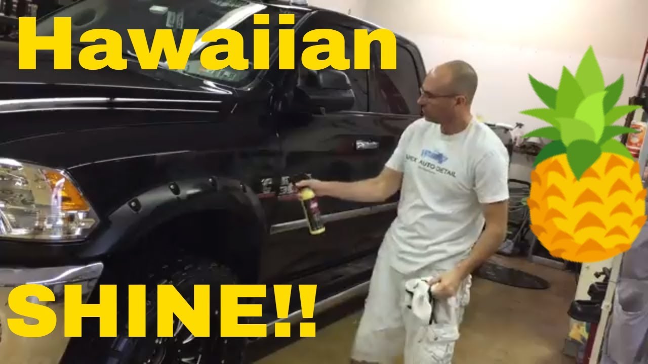 A Quick Detailer That Is A Pleasure To Work With!!! Jax Wax Hawaiian Shine!!