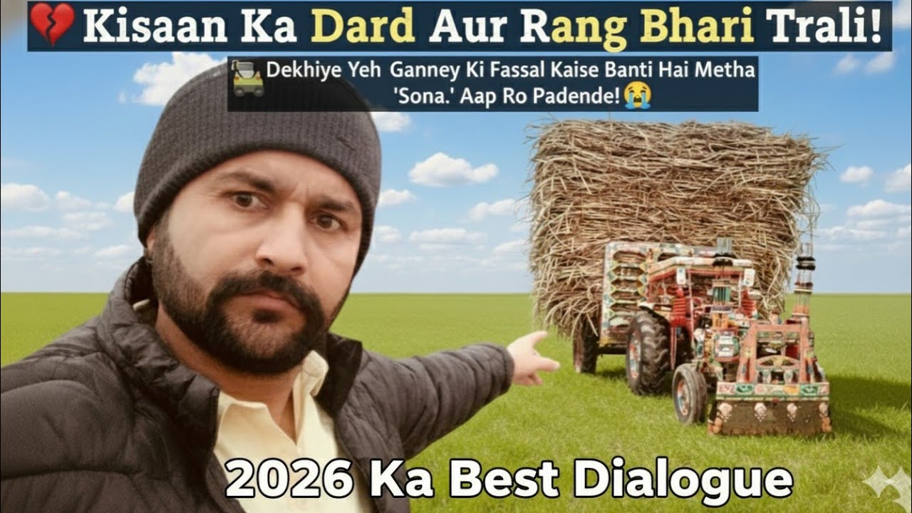  Kisaan Ka Dard: Ganne Ki Fasl Se Metha 'Sona' Banne Tak! Mazdoor Loading | Must Watch 🚜