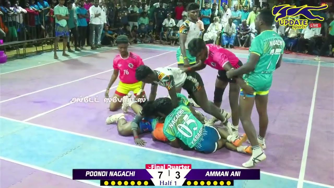 QF | AMMAN ANI ALLUR vs POONDI NAGACHI |#PUDUKUDI#THANJAVUR MENS KABADDI - 2026