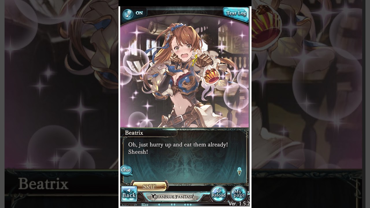 [Granblue] Beatrix's 2018 Valentine Quotes