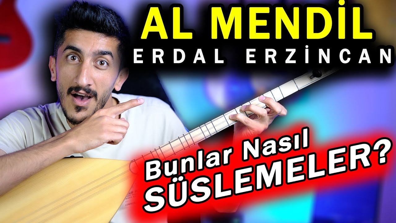 AL MENDİL SOLFEJ SAZ NOTALARI | ERDAL ERZİNCAN Al Mendil Kısa Sap Bağlama Solfej Dersi