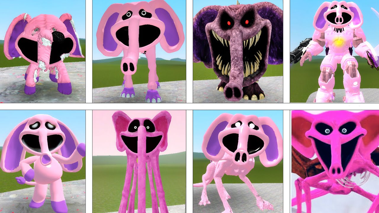 EVOLUTION OF ALL NEW DUBBA DUBBAPHANT FROWNING SMILING CRITTERS POPPY PLAYTIME 3 In Garry's Mod