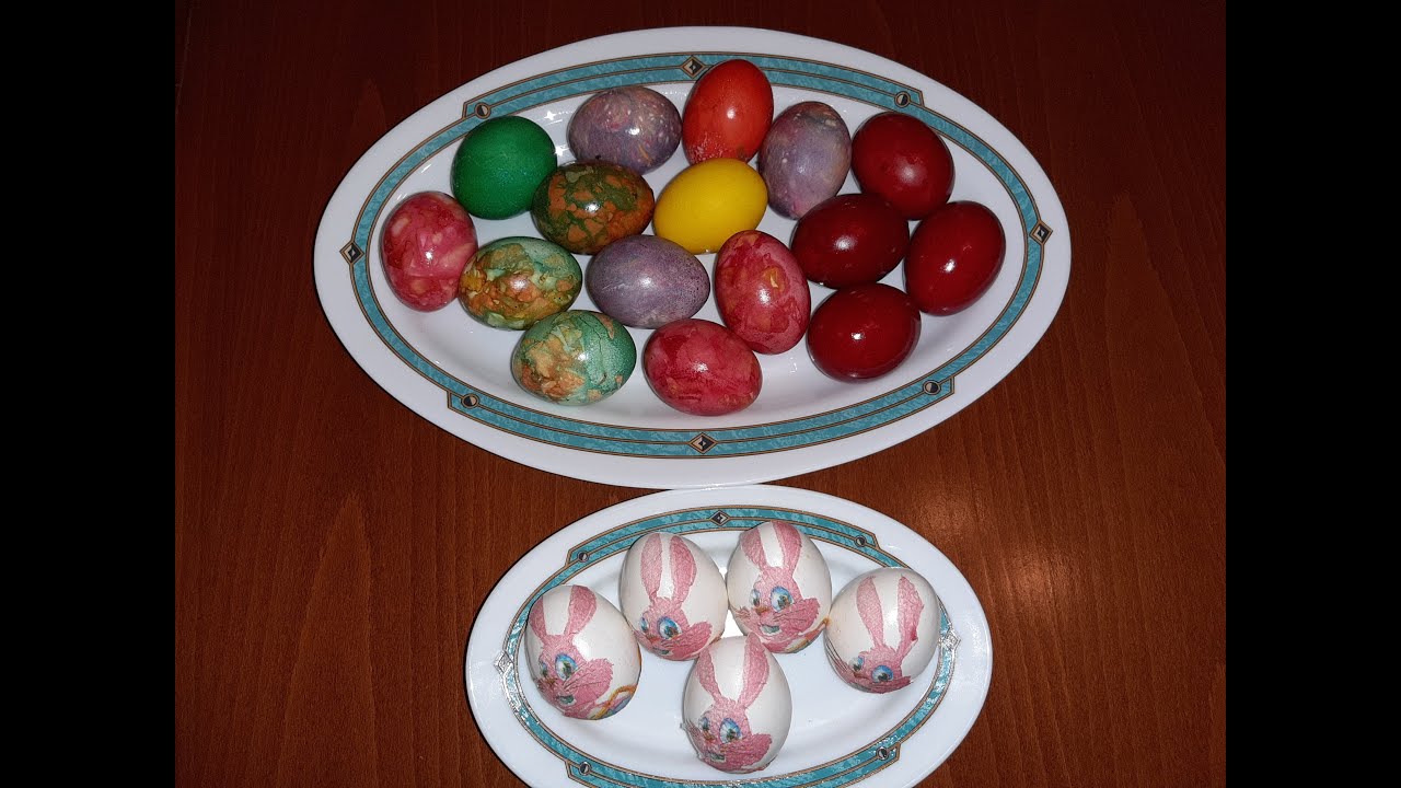 Βάψιμο αυγών και κόλπο να μην σας σπάσουν ,  και διακόσμηση......!!!!!!!!