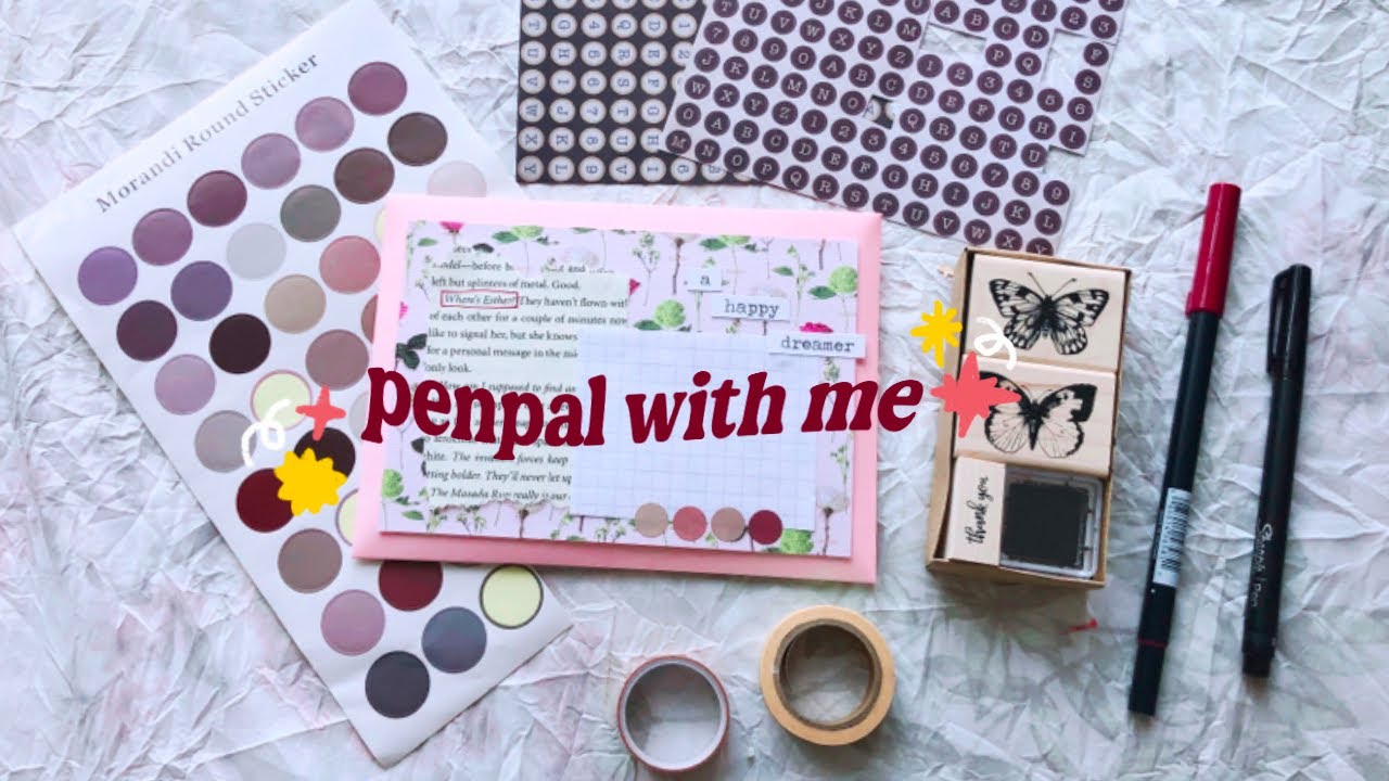 penpal with me! | cute vintage theme 🎟