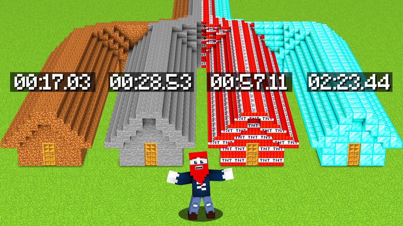 Benx Fallen Haus VS. 3 YouTuber Häuser! Minecraft