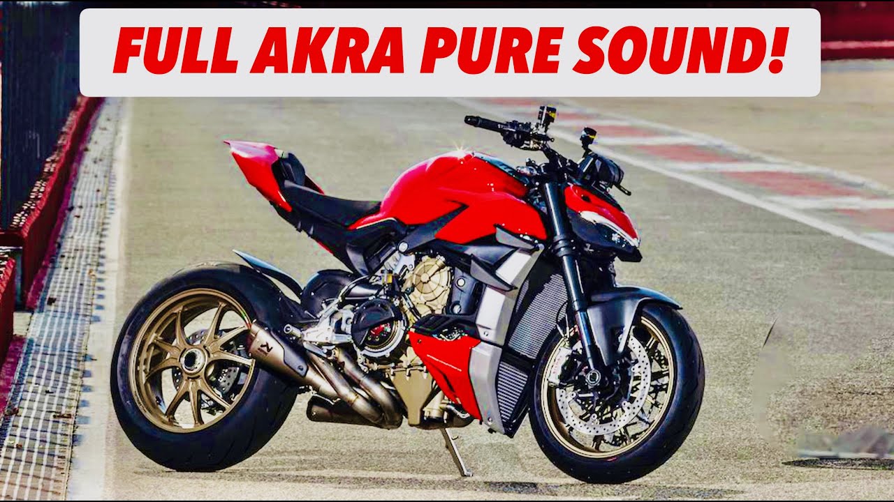 Ducati Street Fighter V4S Akrapovic Exhaust Pure Sound! 🤘