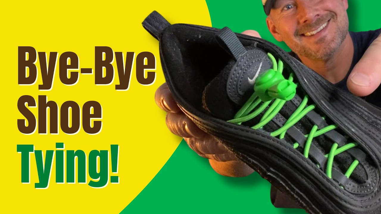 Replace Your Kid's Shoelaces in 5 Minutes! The Best Elastic No-Tie solution