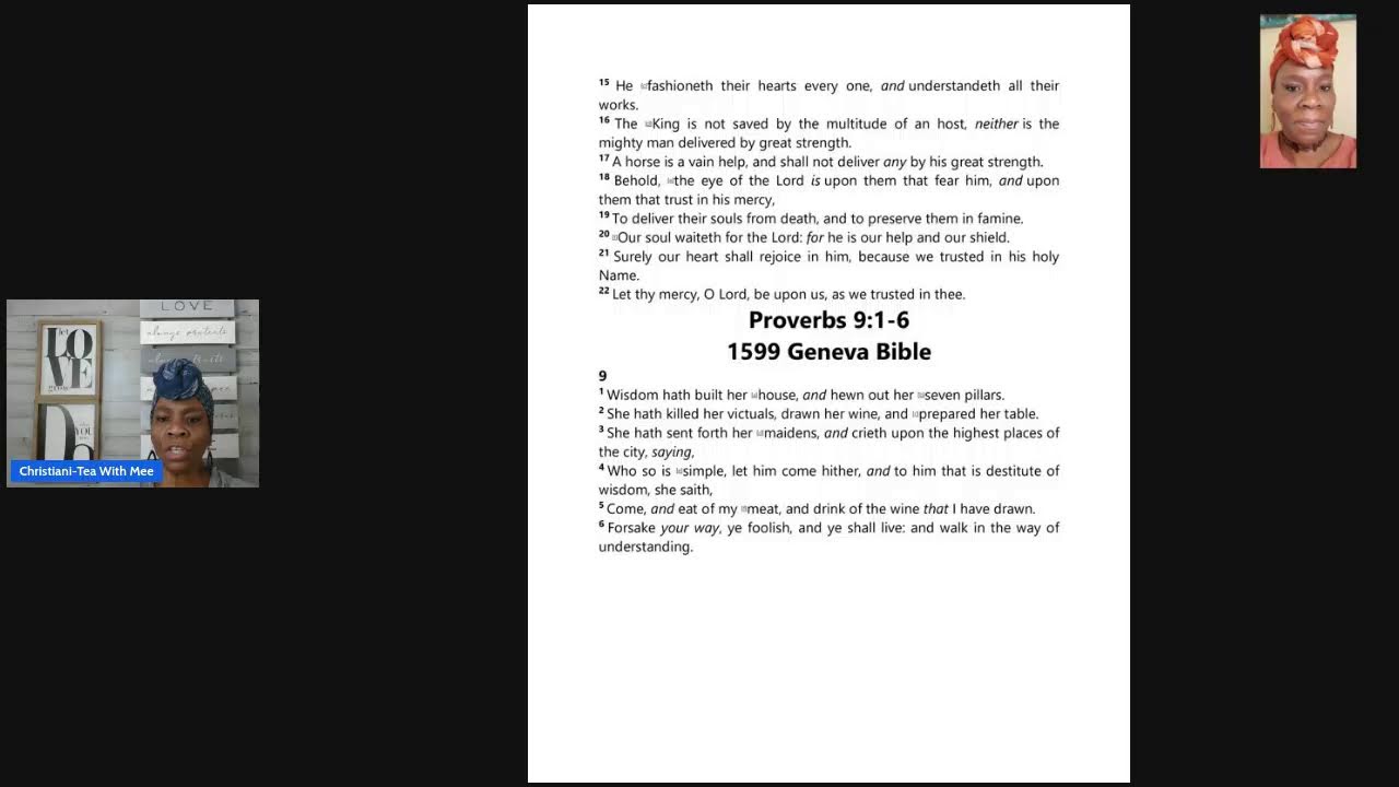 Daily Devotion Feb 12 ~ Exhortation (Fasting) & Bible Reading (1599 Geneva Bible)