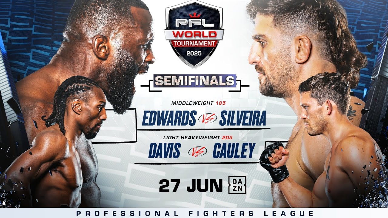 2025 PFL WORLD TOURNAMENT SEMI-FINALS: MIDDLEWEIGHTS & LIGHT HEAVYWEIGHTS PRELIMS LIVESTREAM
