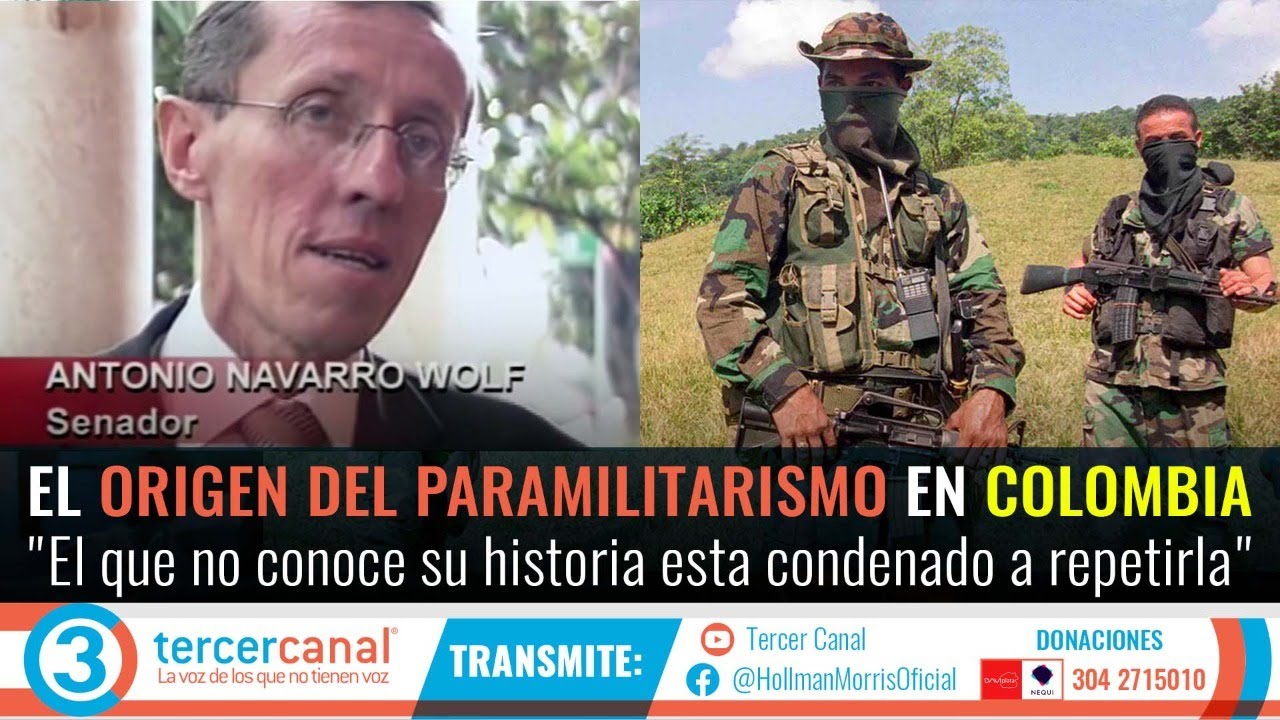 EL ORIGEN DEL PARAMILITARISMO EN COLOMBIA 