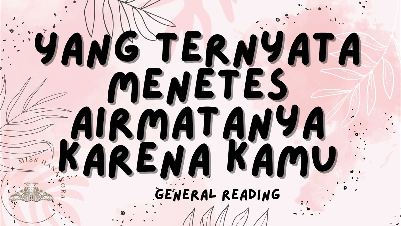 MENETES AIRMATANYA KARENA KAMU 😢