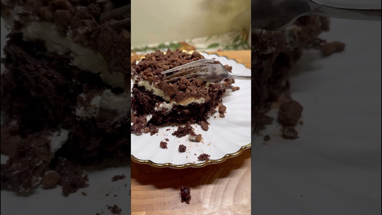 Chocolate crunch cake 🍰