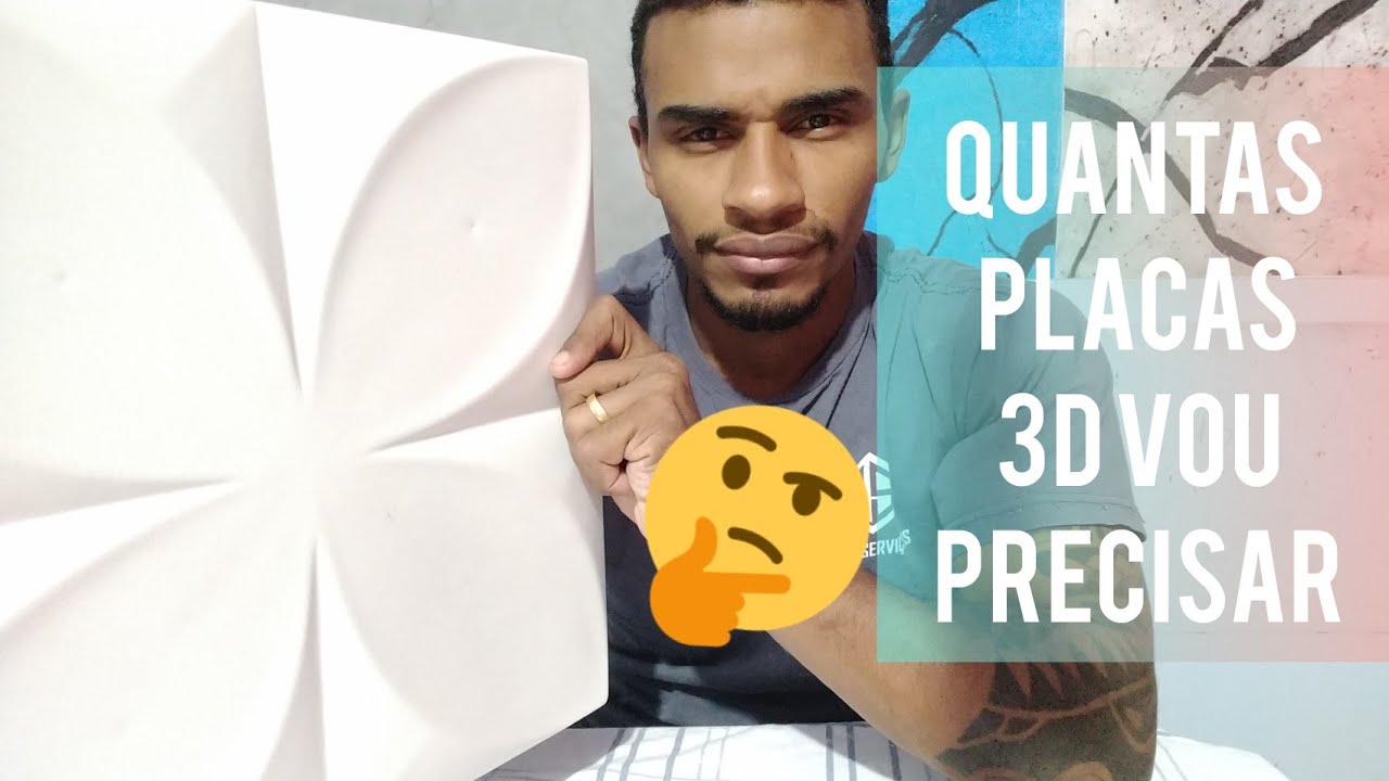 COMO CALCULAR A QUANTIDADE DE PLACAS 3D | DIY | MUNDO & CONSTRUÇÃO