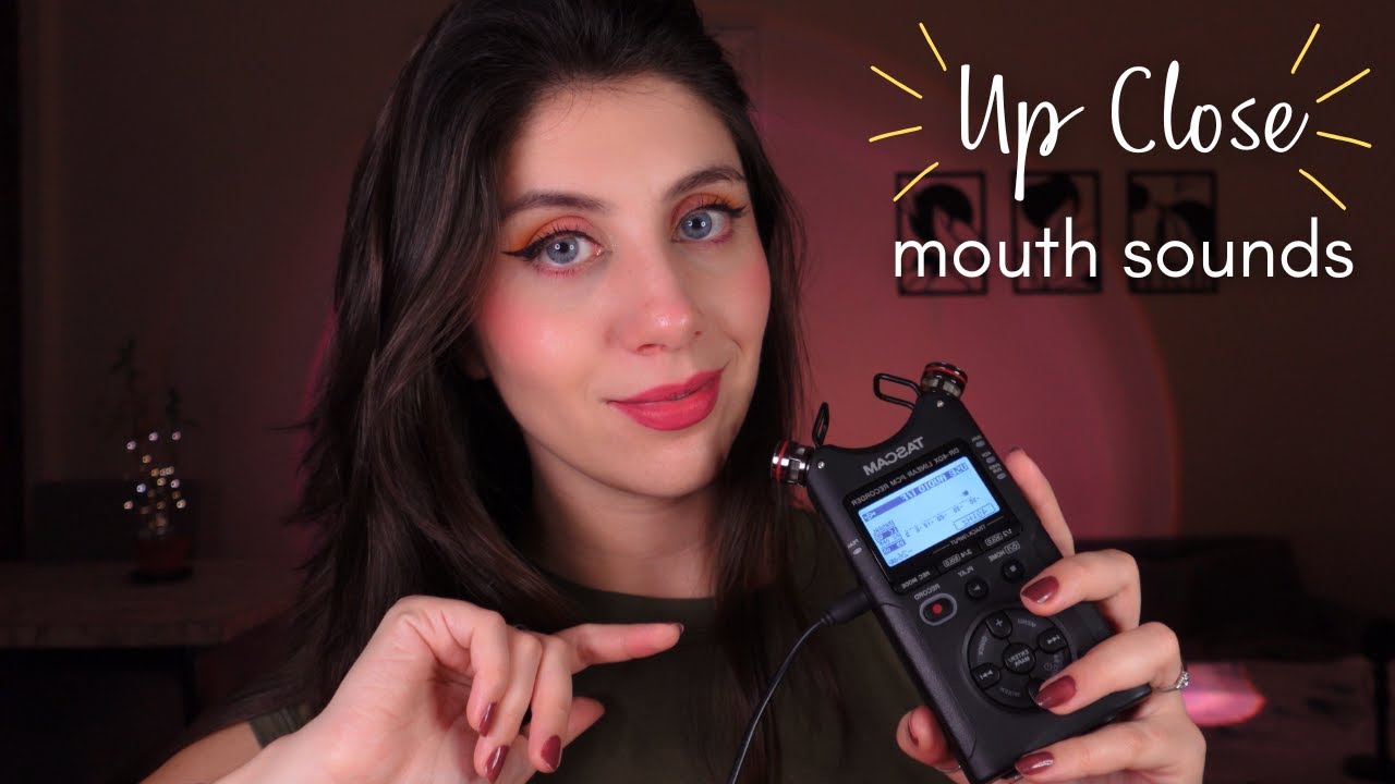 ASMR • Super Up Close Mouth Sounds & ear-to-ear