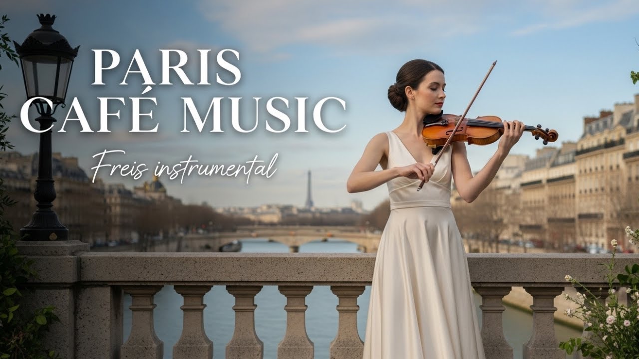 Paris Café at Sunset 🌇 French Instrumental Jazz | Warm Evening Mood