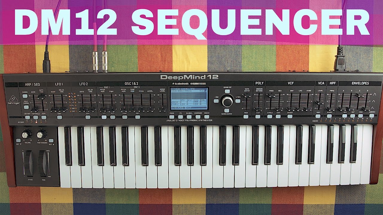 Учебное пособие по секвенсору BEHRINGER DEEPMIND 12
